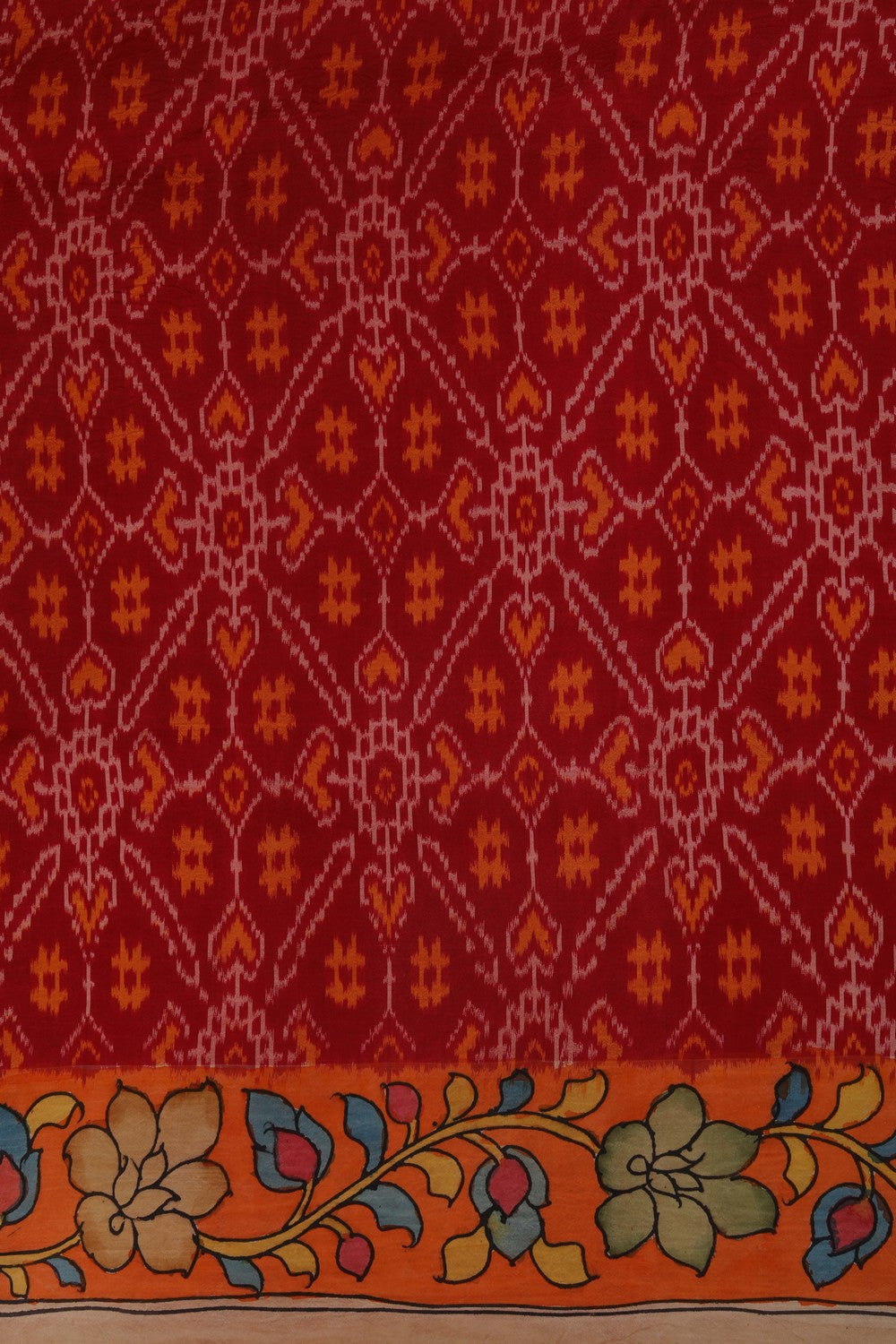 Image of Pochampally Ikat Silk Saree