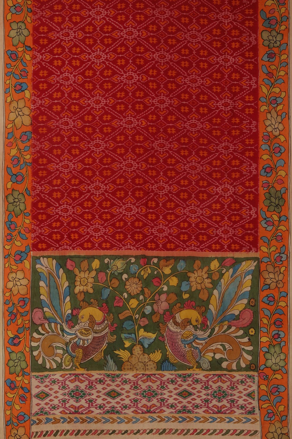 Image of Pochampally Ikat Silk Saree