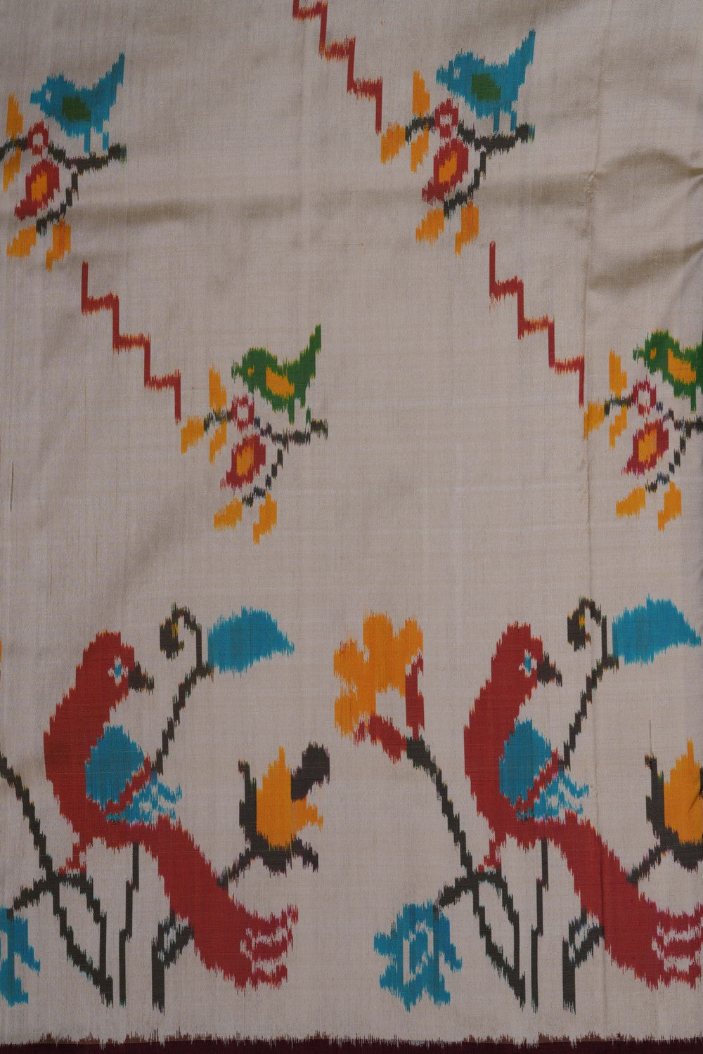 Image of Pochampally Ikat Silk Saree
