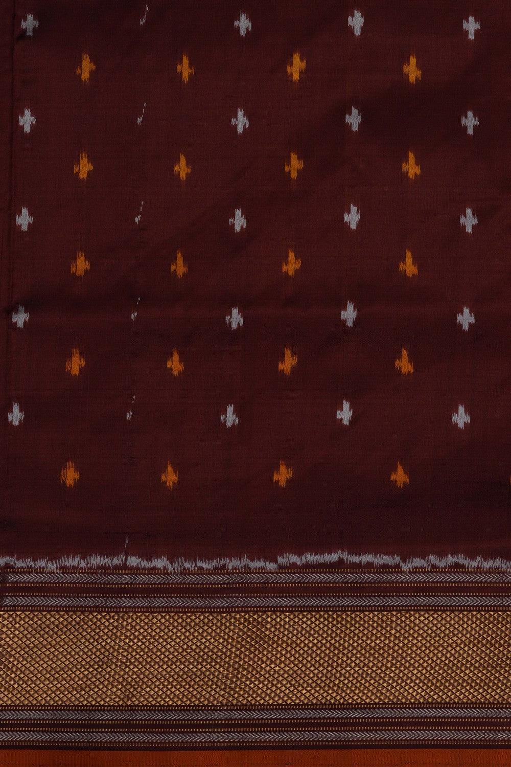 Image of Pochampally Ikat Silk Saree