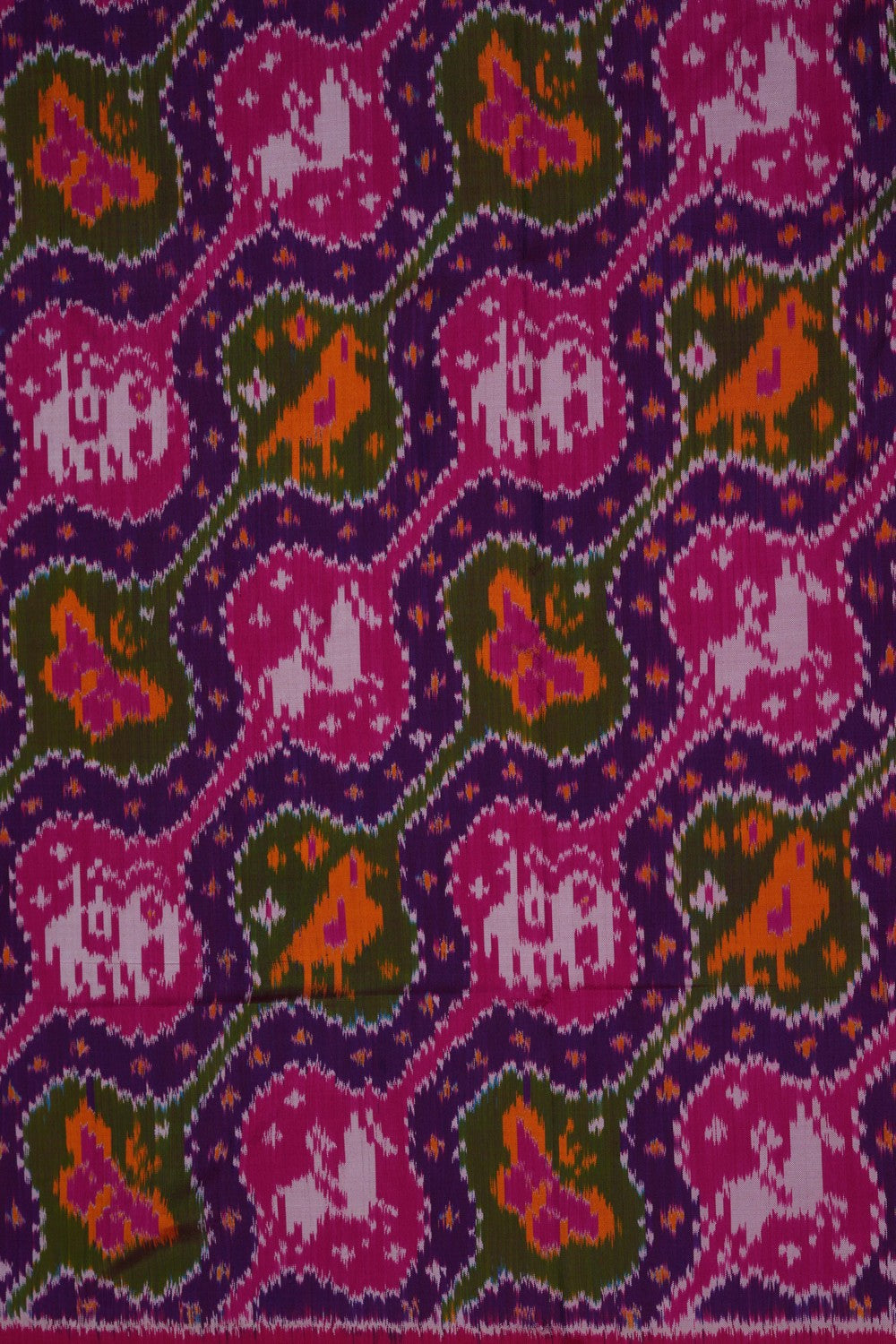 Image of Pochampally Ikat Silk Saree