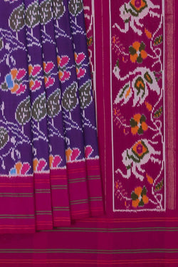 Image of Pochampally Ikat Silk Saree