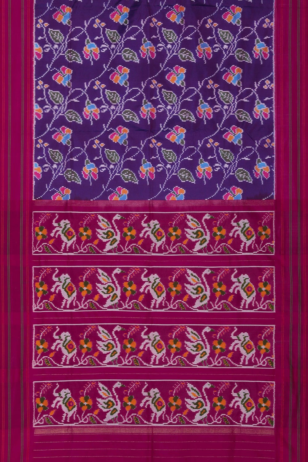 Image of Pochampally Ikat Silk Saree