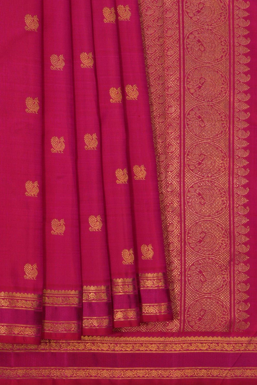 Image of South Silk Pink Saree
