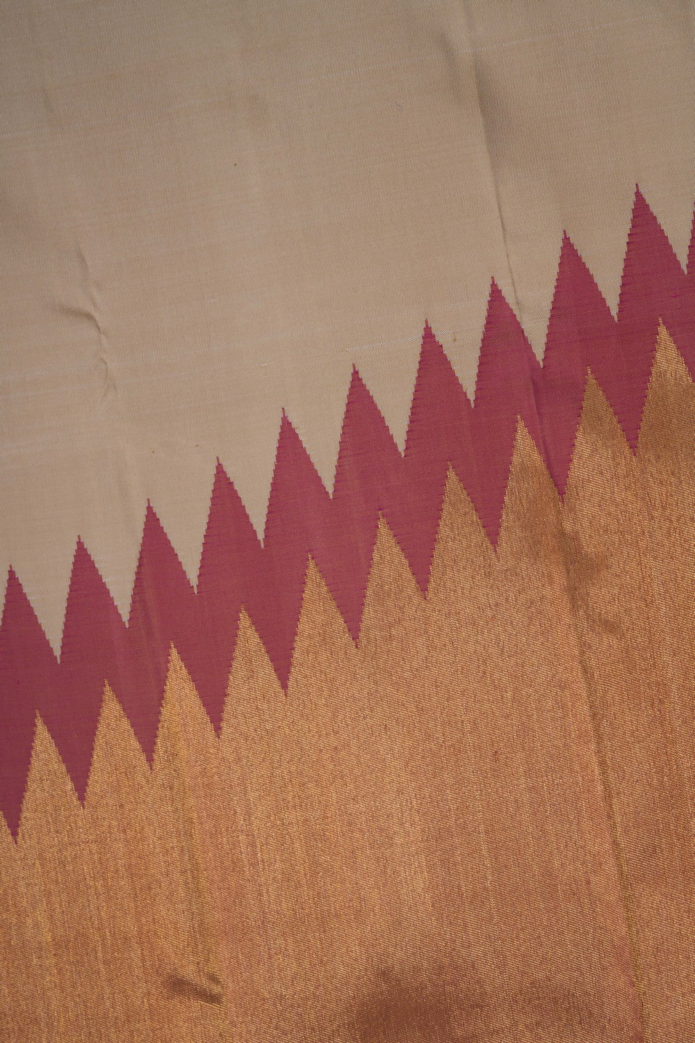 Image of South Silk Beige Saree