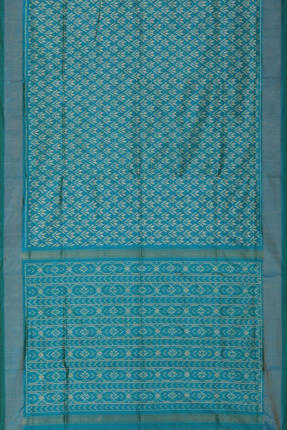 Image of Pochampally Ikat Silk Saree