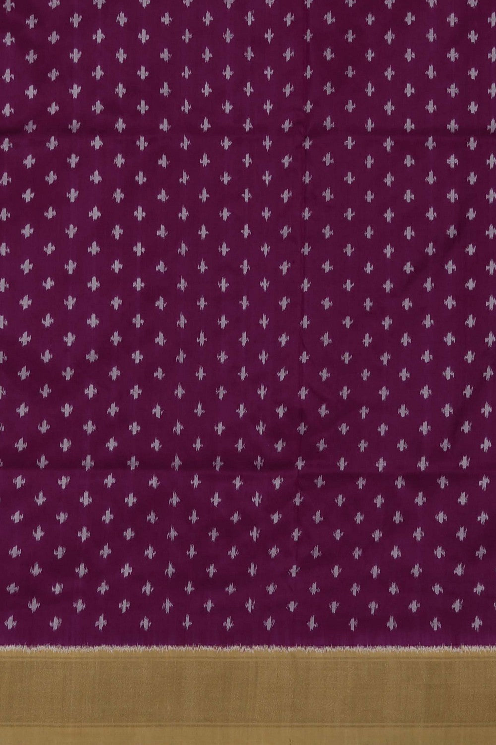 Image of Pochampally Ikat Silk Navy Blue Saree