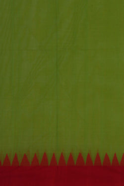 Image of Uppada Cotton Green Saree