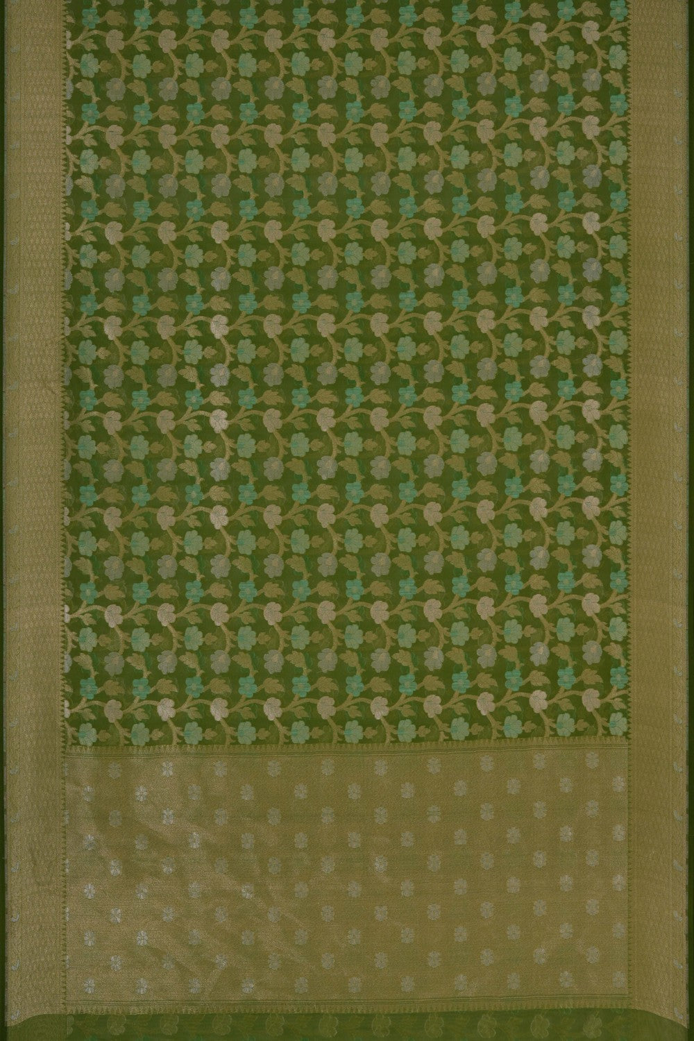 Image of Kora Silk Brocade Saree