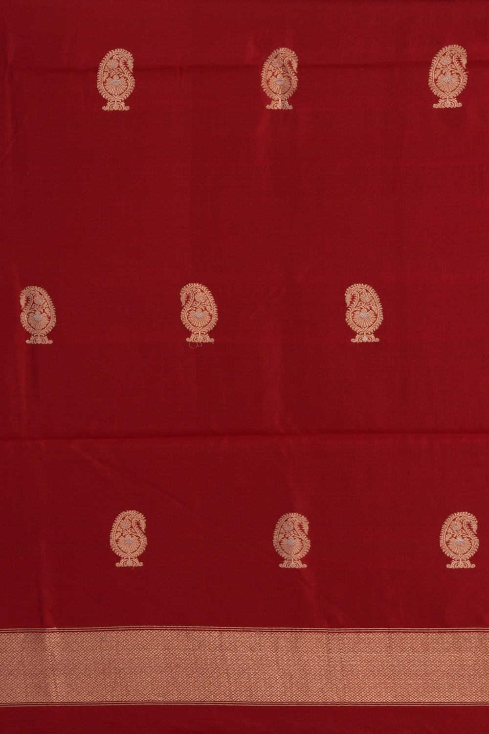 Image of Banarasi Katan Silk Unstitched Suit (3 Pcs Set)