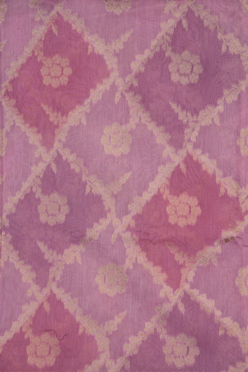Image of Banarasi Cotton Silk Pink Saree