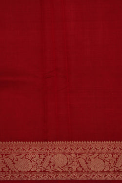 Image of Banarasi Silk Green Saree