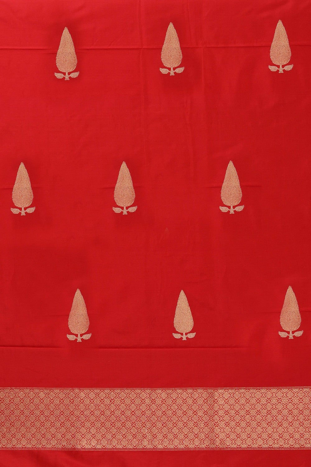 Image of Banarasi Katan Silk Unstitched Suit (3 Pcs Set)