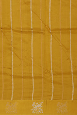 Image of Banarasi Silk Yellow Saree