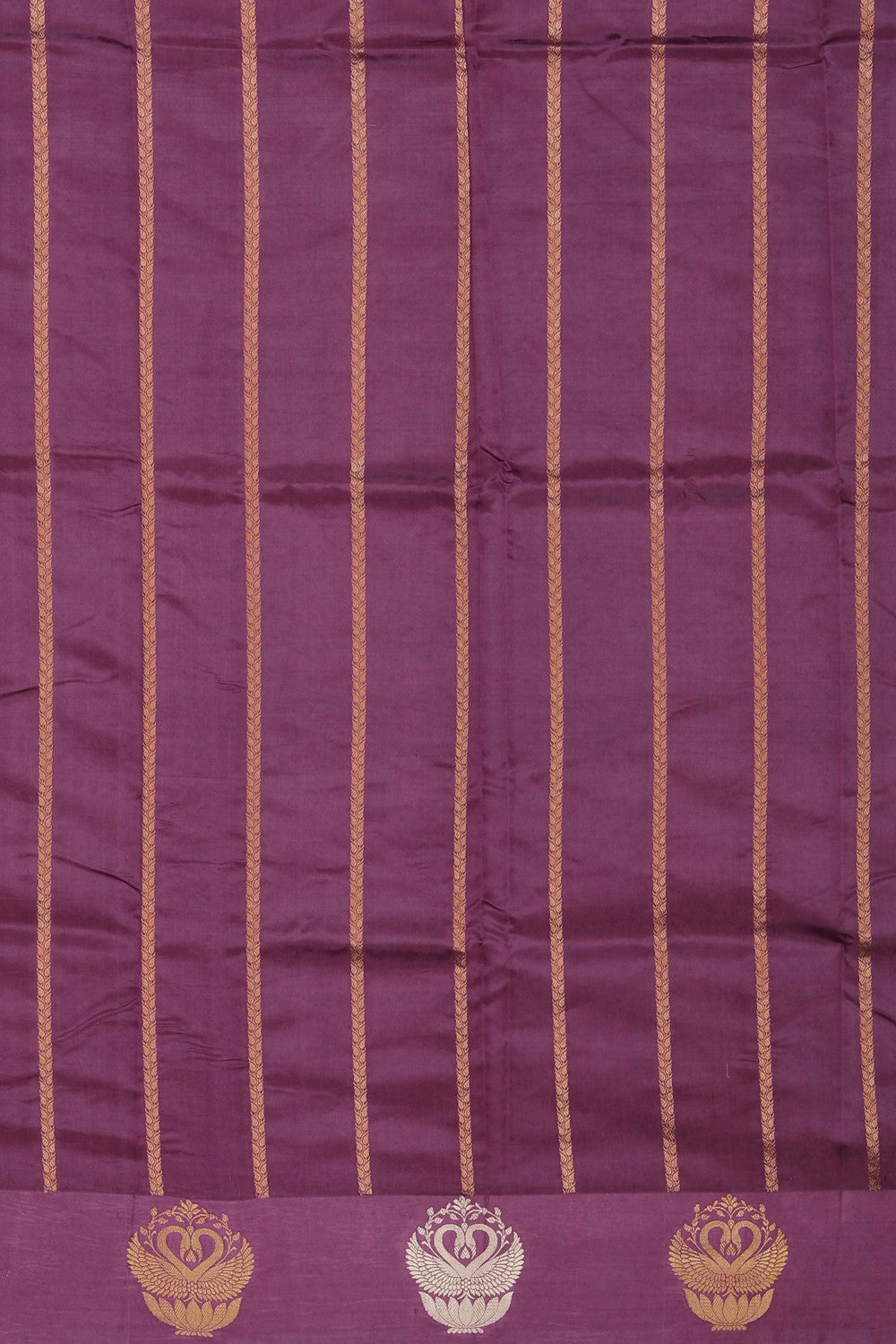 Image of Banarasi Silk Purple Saree
