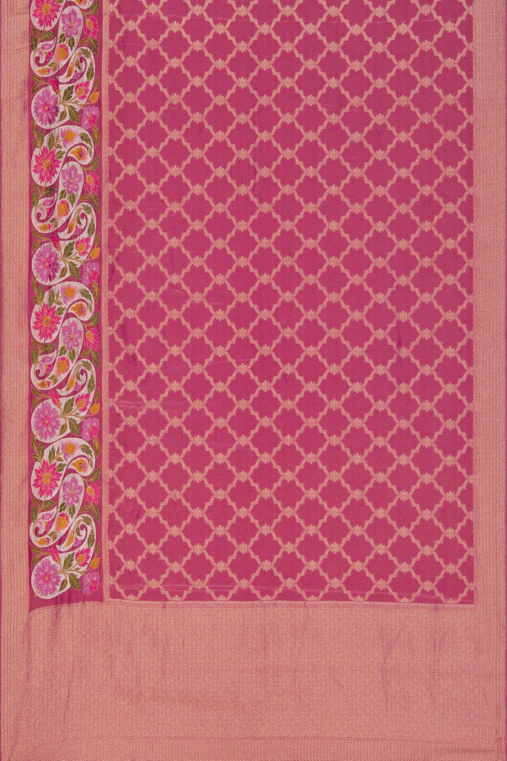 Image of A Tissue Embroidery Saree