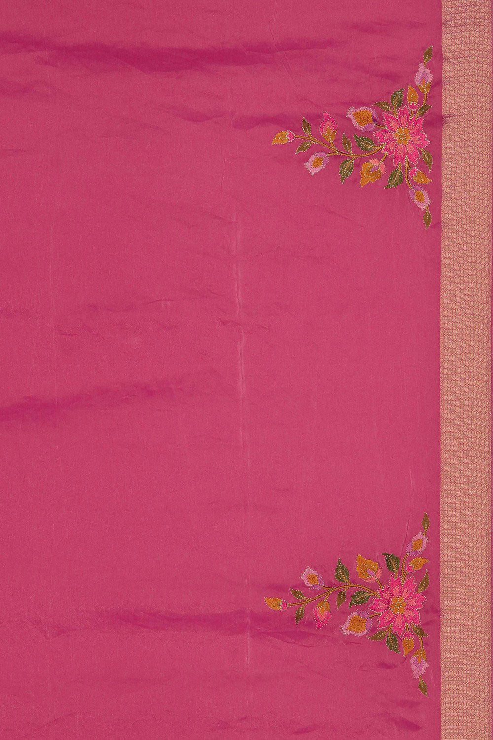 Image of A Tissue Embroidery Saree