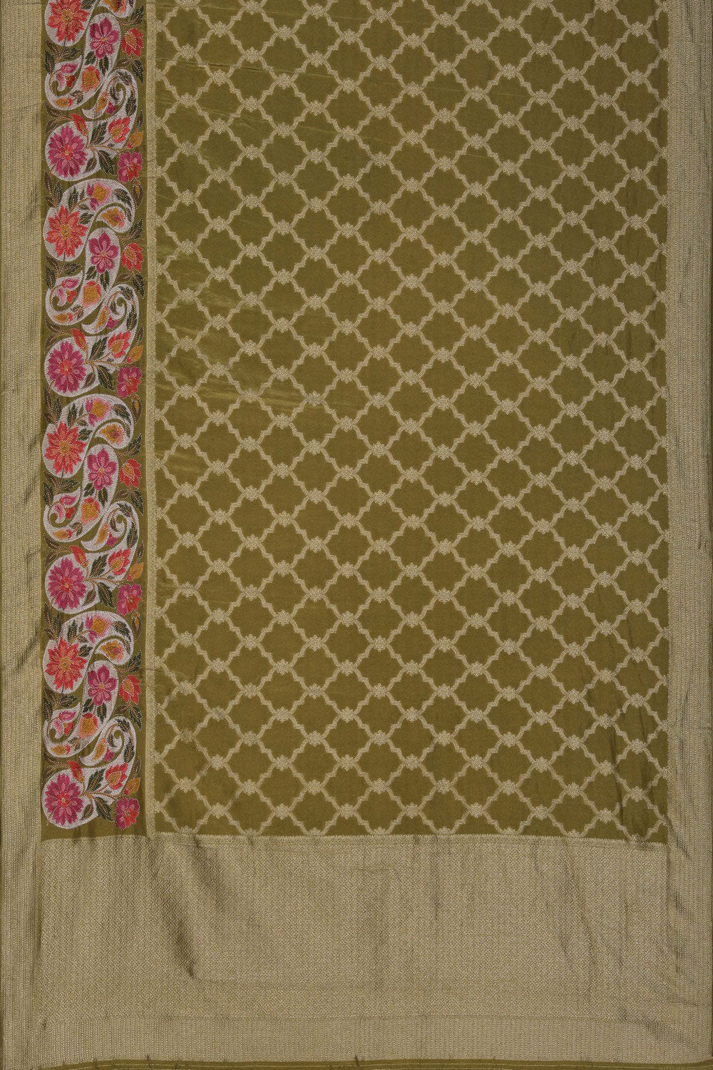 Image of A Tissue Embroidery Saree