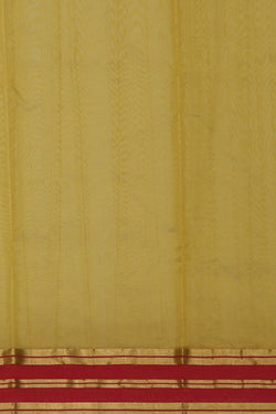 Image of Chanderi Silk Gold-Yellow Saree