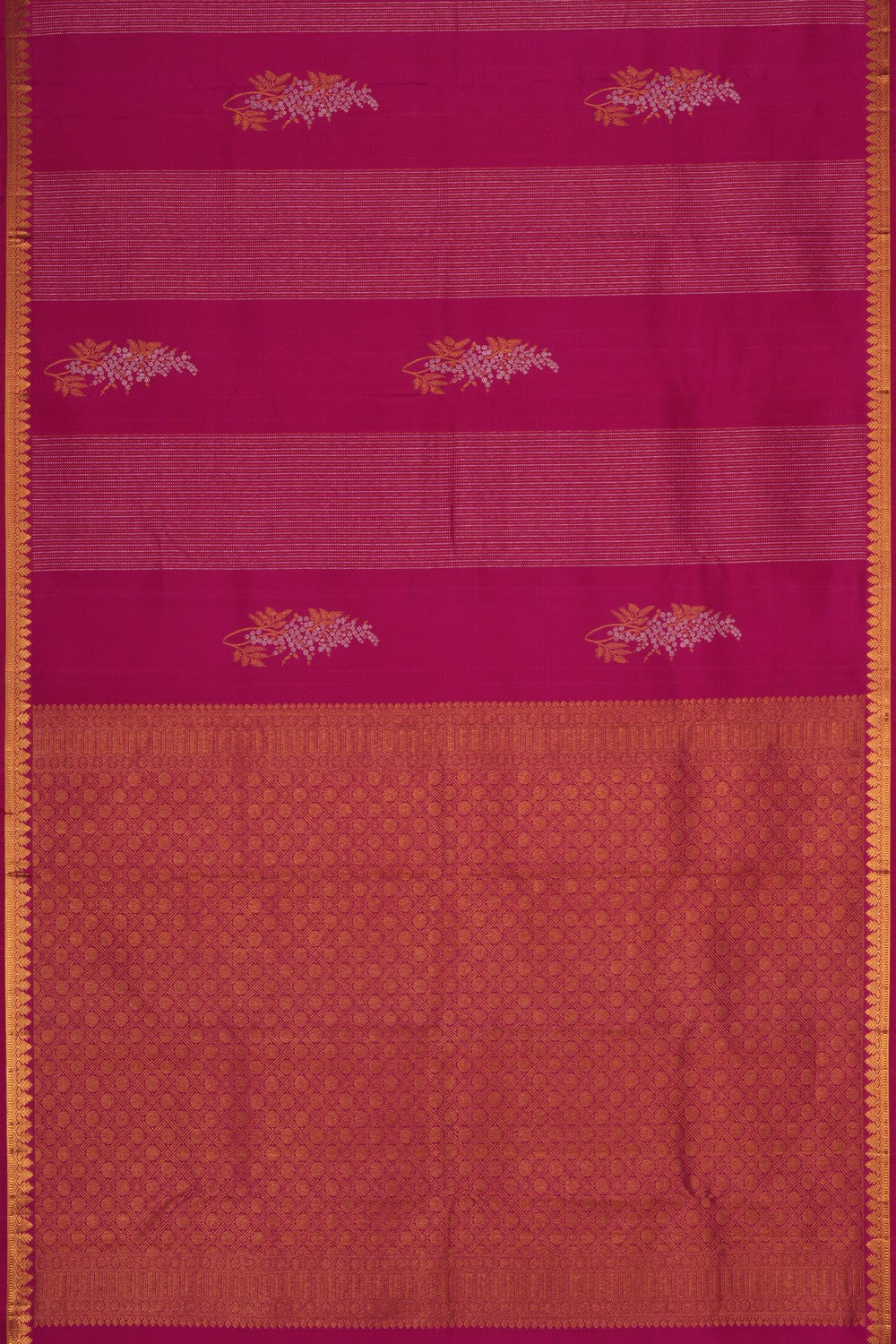 South Silk Pink Saree