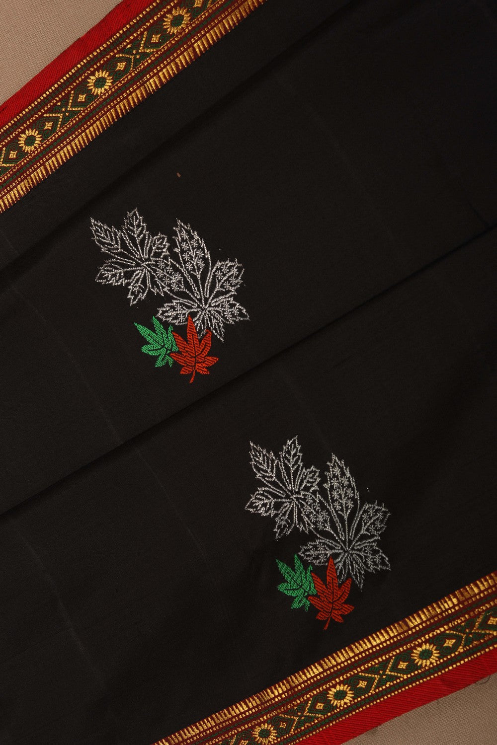Image of South Silk Black Saree