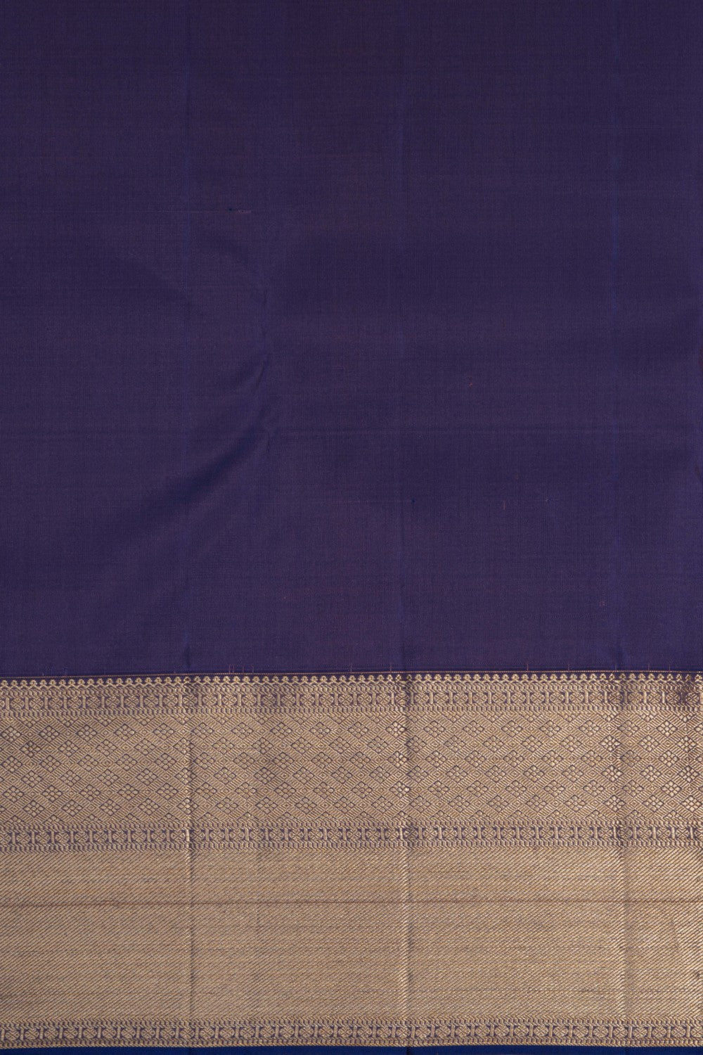 Image of Kanchipattu Brocade Smoky Blue Saree