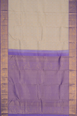 Image of Kanchipattu An Ethereal Pearl-White Saree