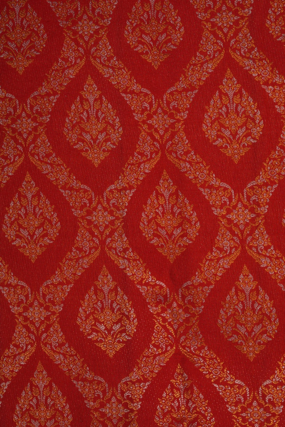 Kanchipattu Brocade Red Saree