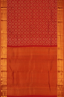 Image of Kanchipattu Brocade Red Saree
