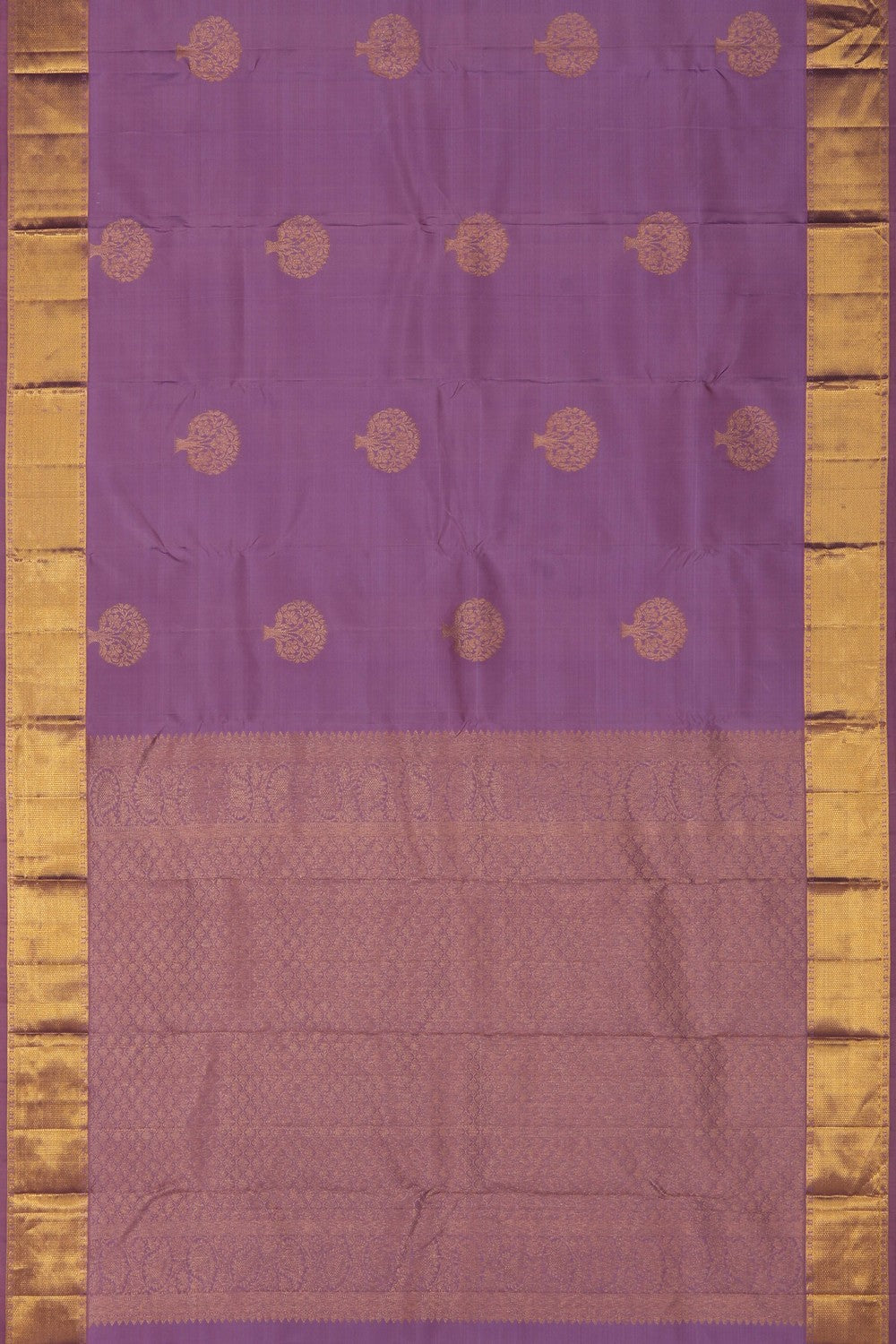 South Silk Purple Saree