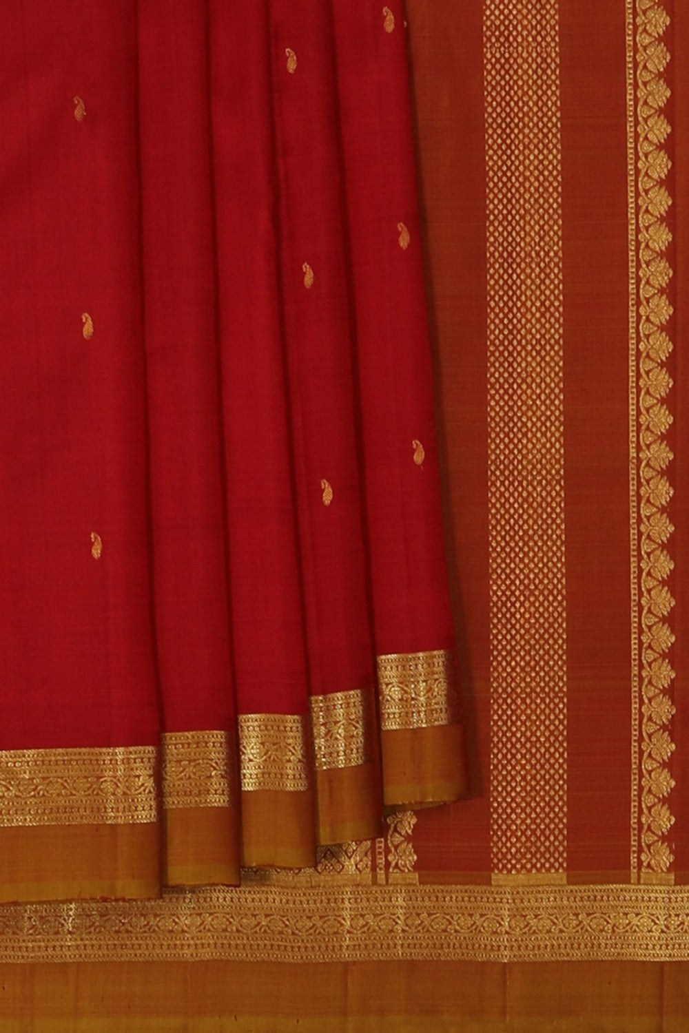 South Silk Red Saree