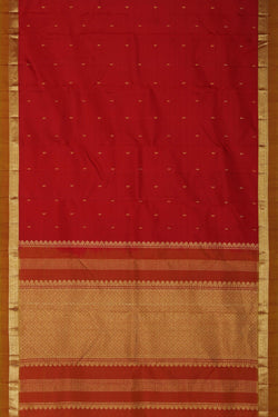 Image of South Silk Red Saree