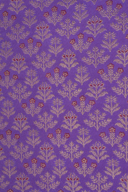 Image of Kanchipattu Brocade Purple Saree
