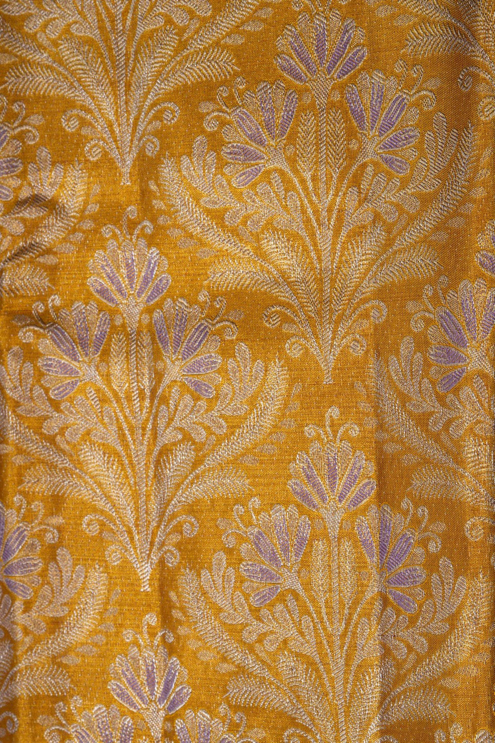 Kanchipattu Tissue Brocade Gold Saree