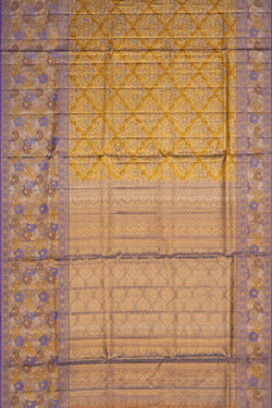 Image of Kanchipattu Tissue Brocade Gold Saree