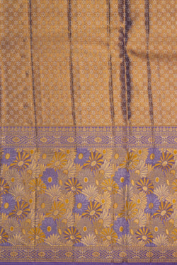 Image of Kanchipattu Tissue Brocade Gold Saree