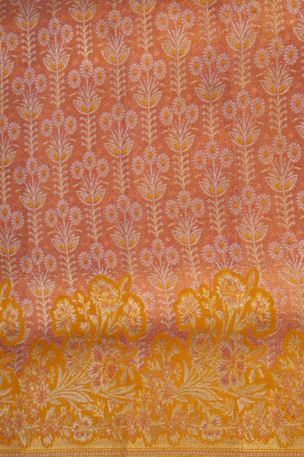 Image of Kanchipattu Tissue Brocade Pink Saree