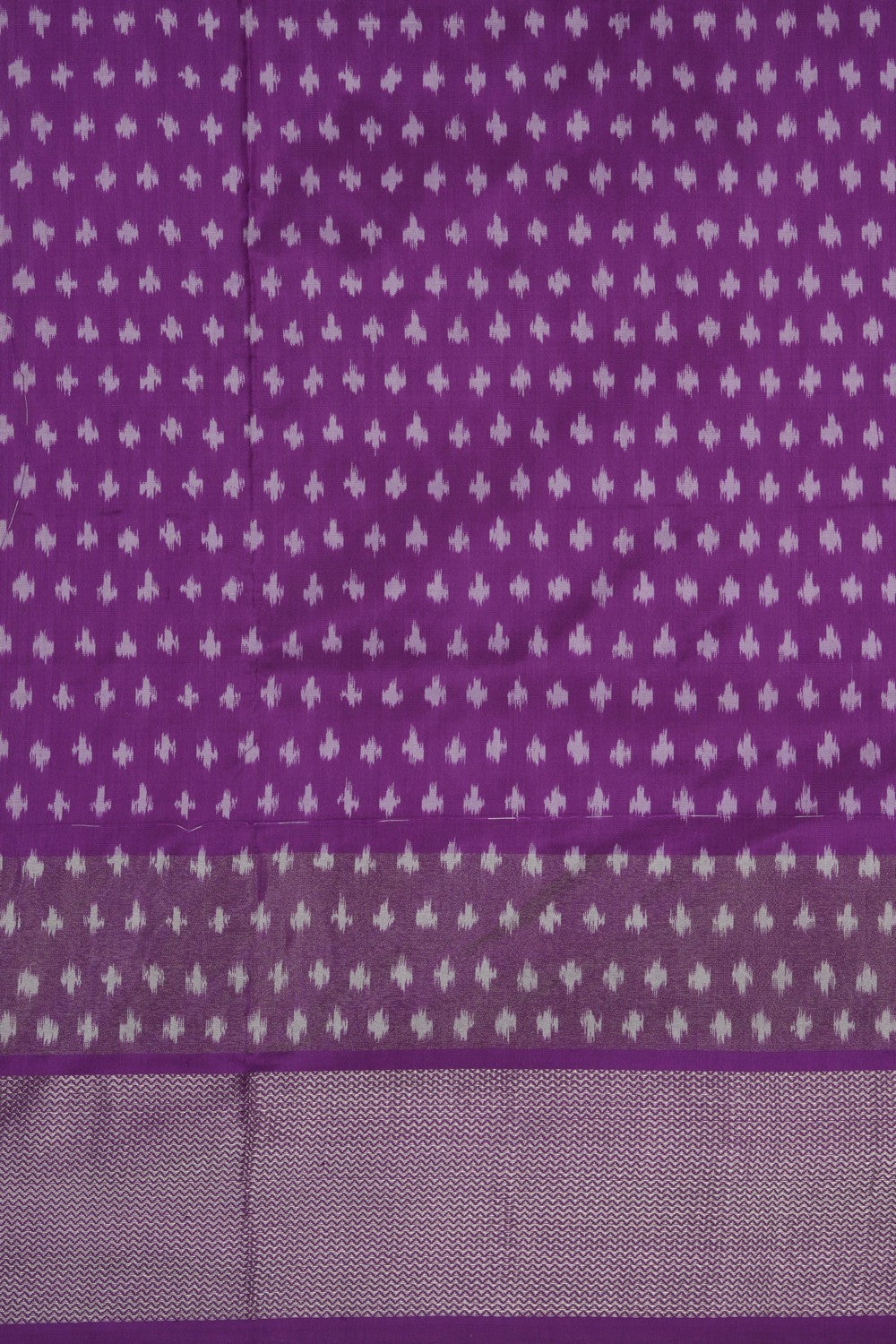 Image of Pochampally Ikat Silk Purple Saree