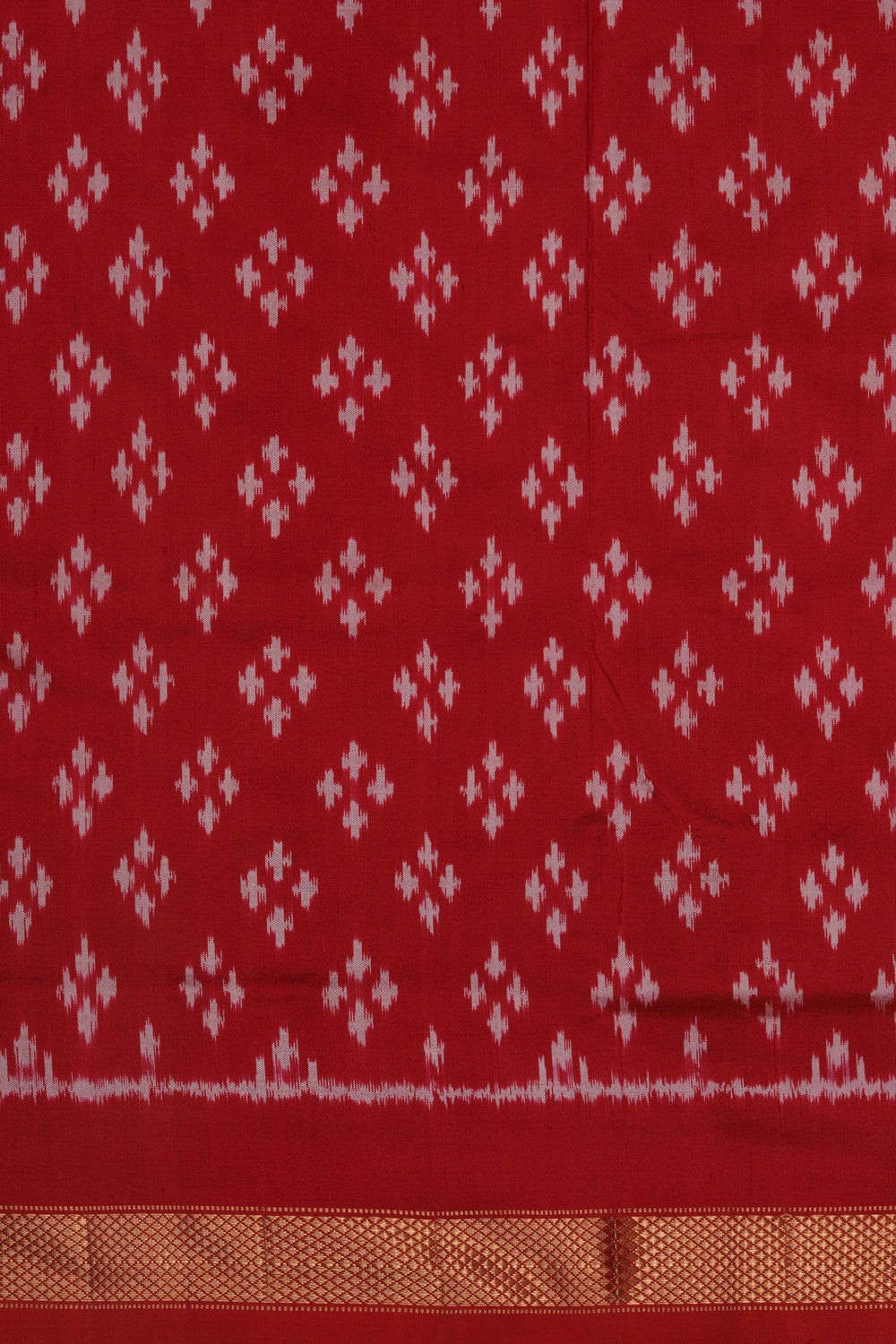 Pochampally Ikat Silk Pink Saree