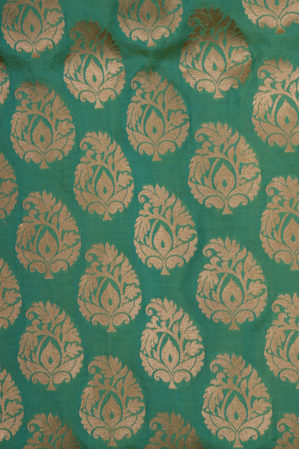 Image of Banarasi Katan Silk Sea Green Saree