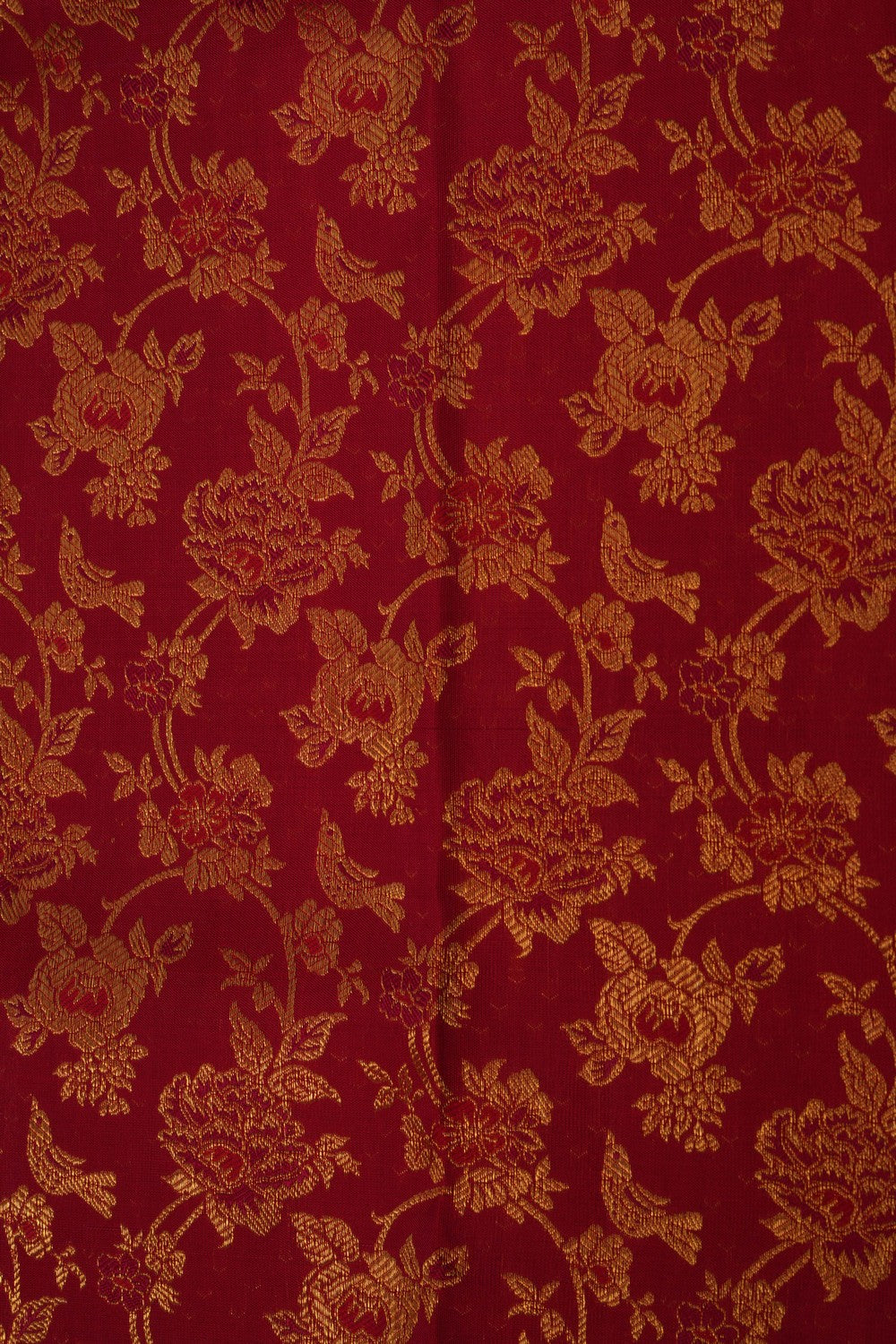 Kanchipattu Brocade Red Saree