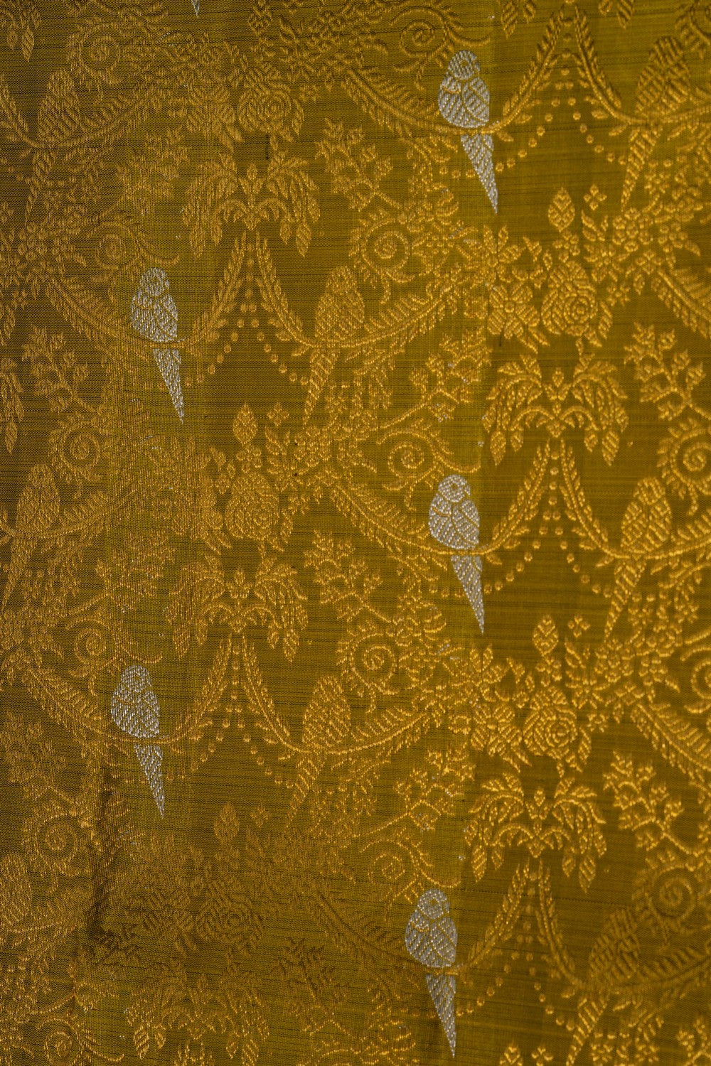Kanchipattu Brocade Green Saree