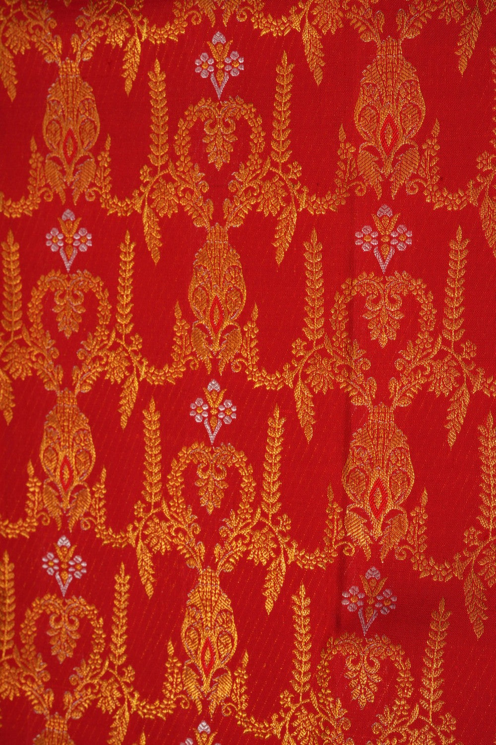 Kanchipattu Brocade Red Saree