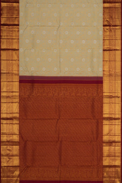 Image of Kanchipattu An Ethereal Cream Saree