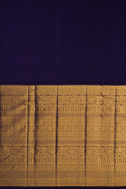 Image of Kanchipattu Brocade Blue Saree