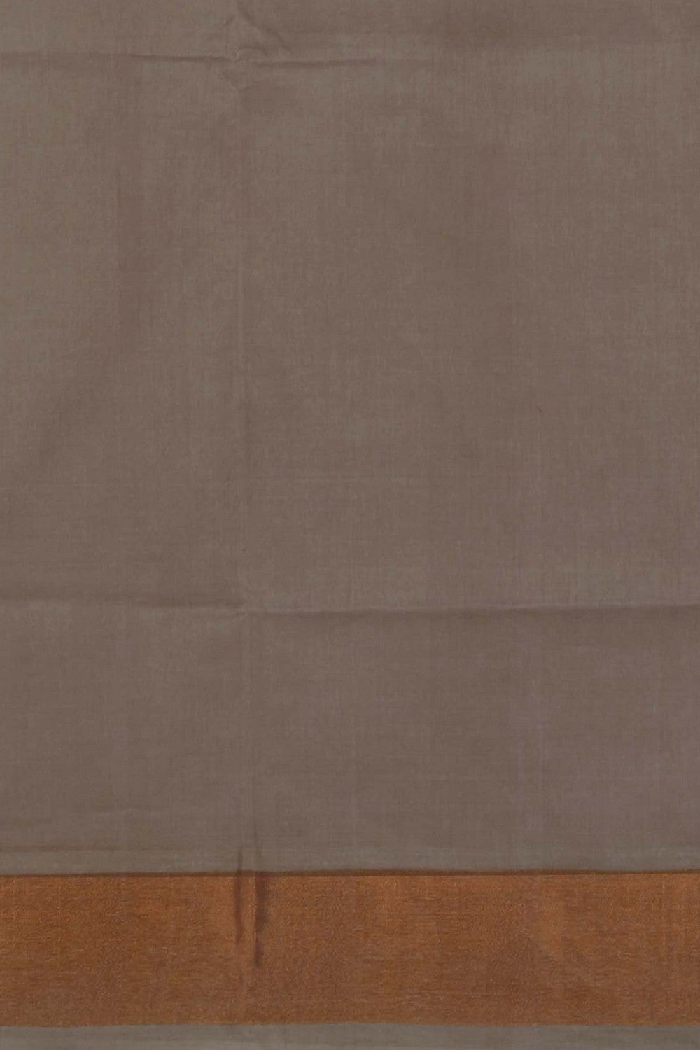 Image of Uppada Cotton Grey Saree