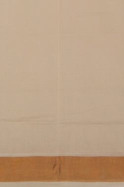 Image of Uppada Cotton Off-White Saree