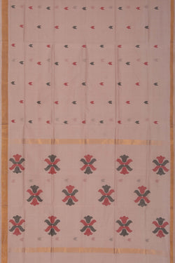 Image of Uppada Cotton Pink Saree