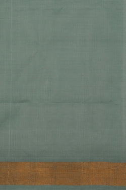Image of Uppada Cotton Ice Blue Saree