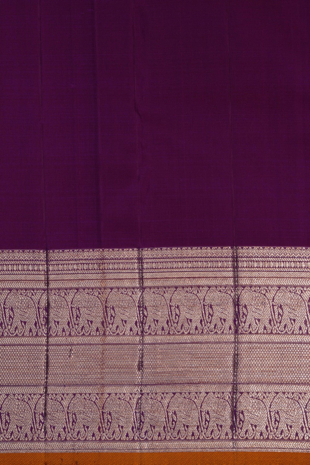 Image of Kanchipattu Brocade Violet Saree